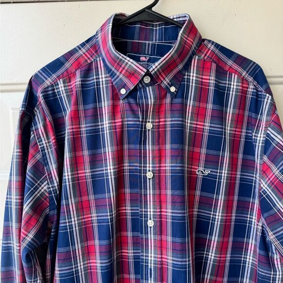 Vineyard Vines MEN'S LONG SLEEVE CHECKED SHIRT SIZE XL - Picture 4 of 12